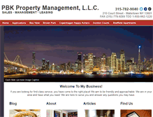 Tablet Screenshot of pbkpropertymgmnt.com